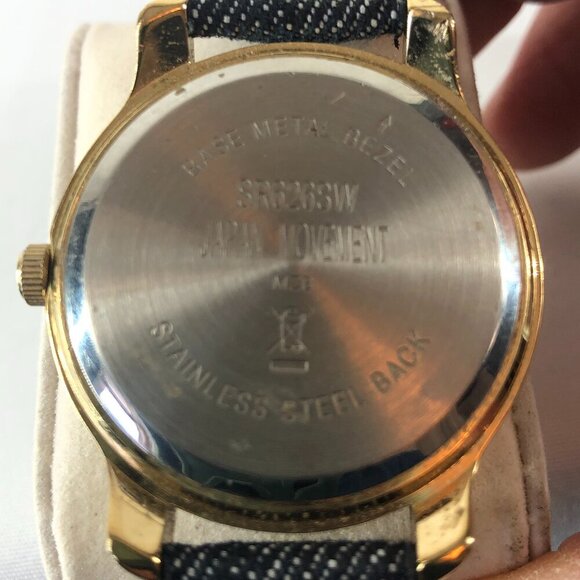 Gruen Quartz Gold Tone Watch With Rhinestones - Picture 3 of 5